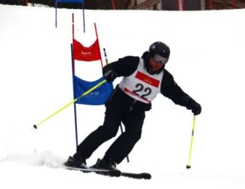 Günter Berlesreiter in voller Fahrt